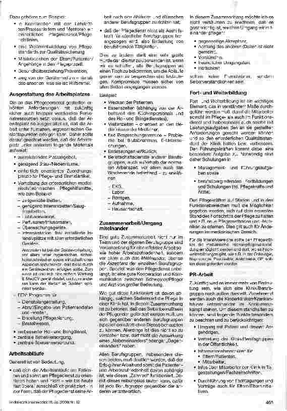 Vorschauseite 2: Das Kinderkrankenhaus im Jahr 2000 - Chancen und Risiken für das Pflegemanagement und das Personal