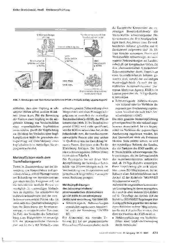 Vorschauseite 2: Meldeverpflichtung - Verdachtsfälle von Nebenwirkungen und technische Möglich keiten der elektronischen Übermittlung