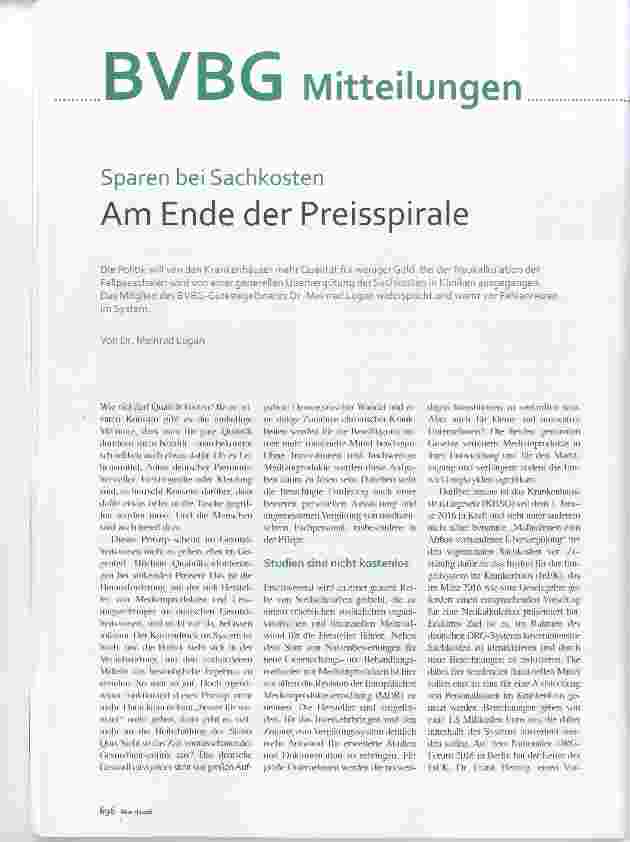 Vorschauseite 1: Sparen bei Sachkosten Am Ende der Preisspirale