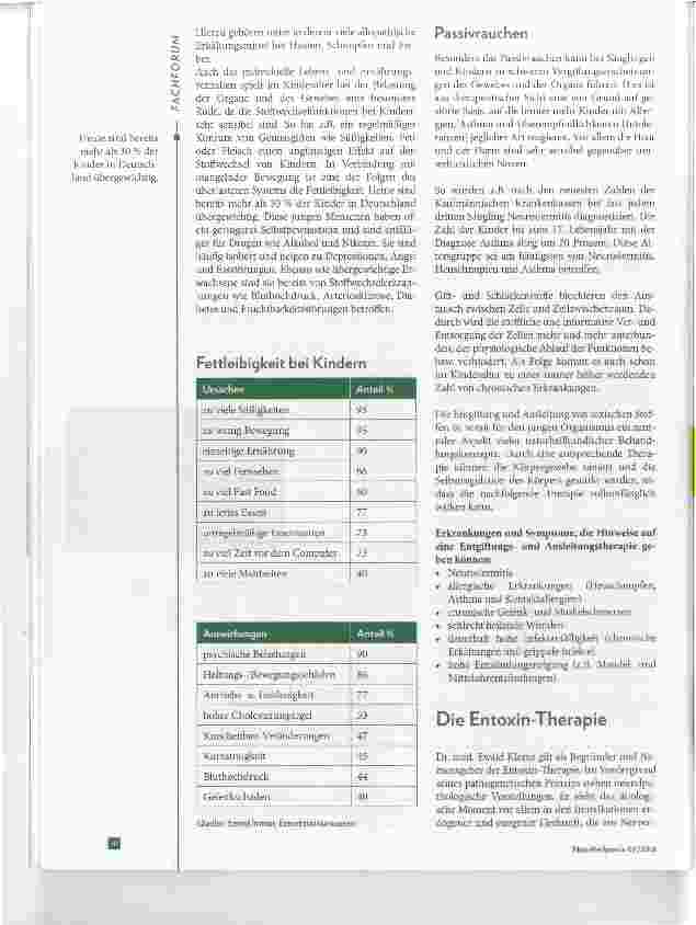 Vorschauseite 2: Entgiftung und Ausleitung in der Pädiatrie
