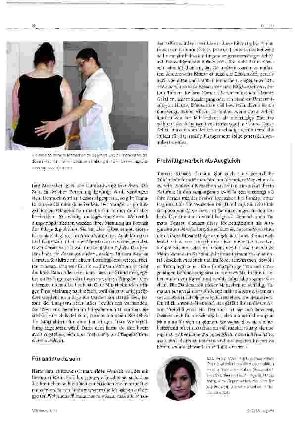 Vorschauseite 3: Fachfrau Gesundheit mit Leib und Seele