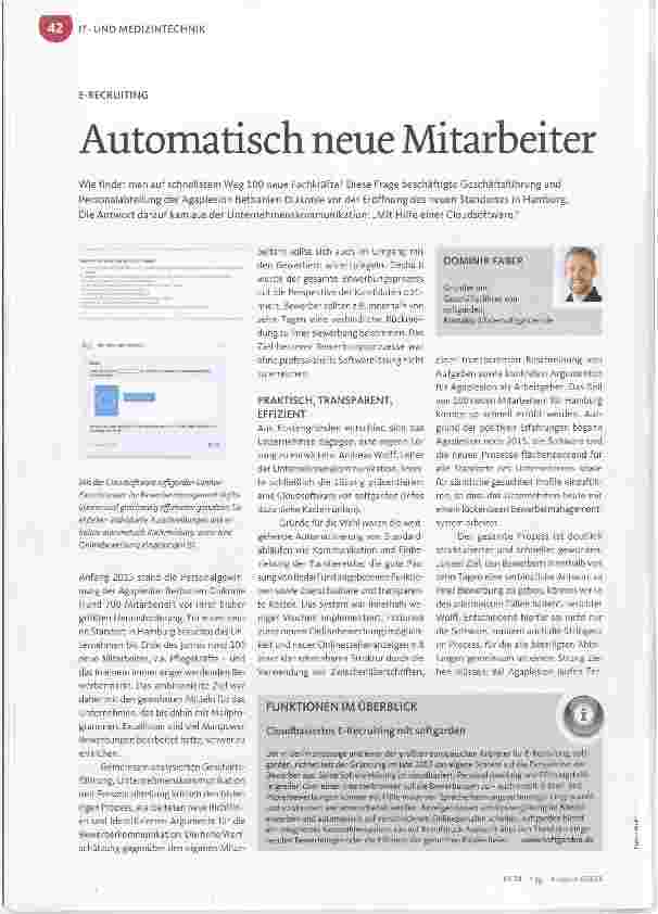 Vorschauseite 1: Automatisch neue Mitarbeiter