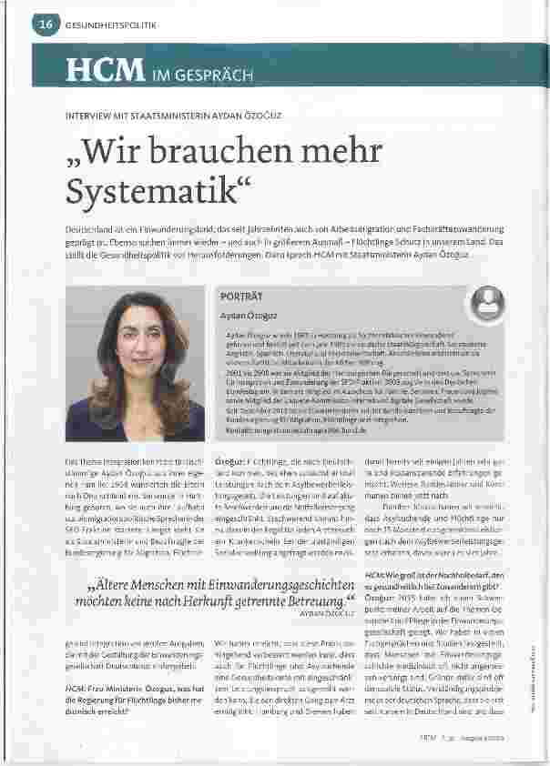Vorschauseite 1: Wir brauchen mehr Systematik