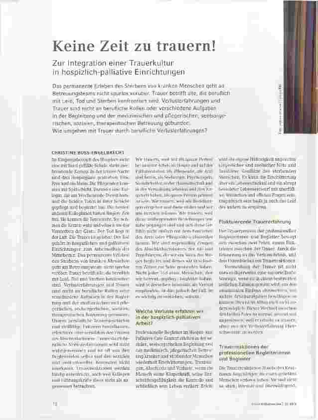 Vorschauseite 1: Keine Zeit zu trauern!