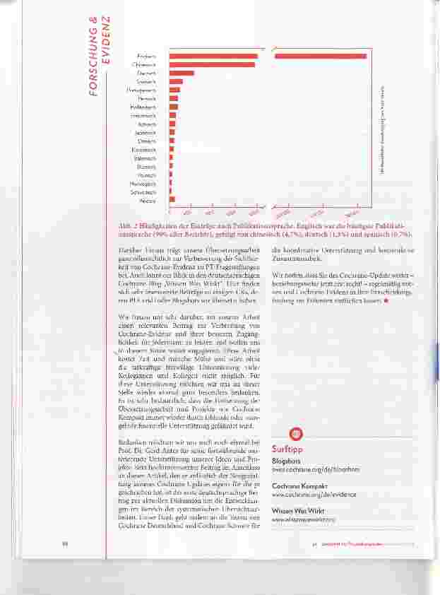 Vorschauseite 3: Von 0 auf l.OOO! Deutsche Cochrane-Übersetzungen 2014 bis 2016