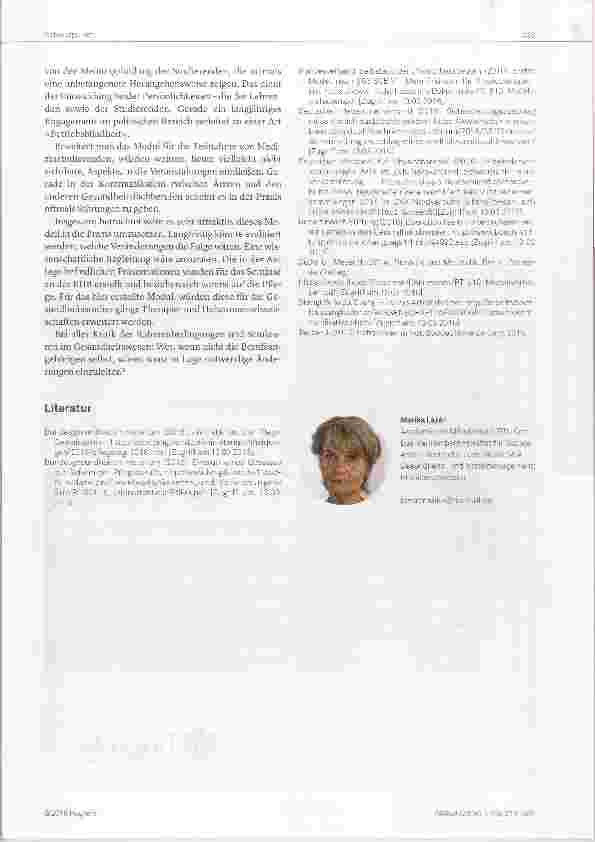 Vorschauseite 5: Interprofessionelle Lehre Gesundheitsund Berufspolitik