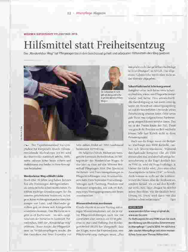Vorschauseite 1: Hilfsmittel statt Freiheitsentzug