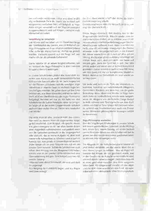 Vorschauseite 2: Yoga-Philosophie vermitteln im Unterricht