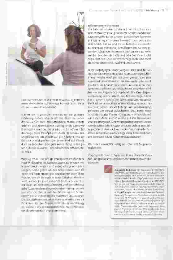 Vorschauseite 3: Yoga-Philosophie vermitteln im Unterricht