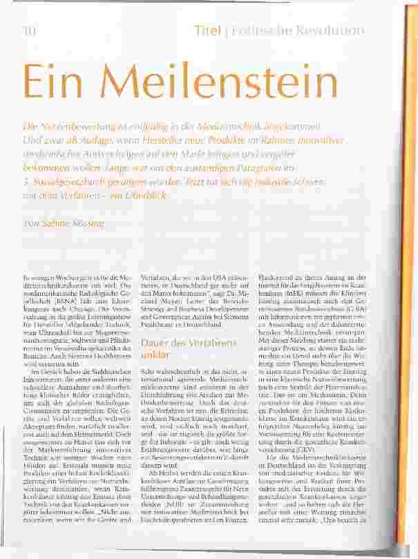 Vorschauseite 1: Titel I Politische Revolution Ein Meilenstein