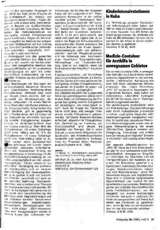 Vorschauseite 3: Moderne Aspekte der Aufzucht hochgradig unreifer Frühgeborener