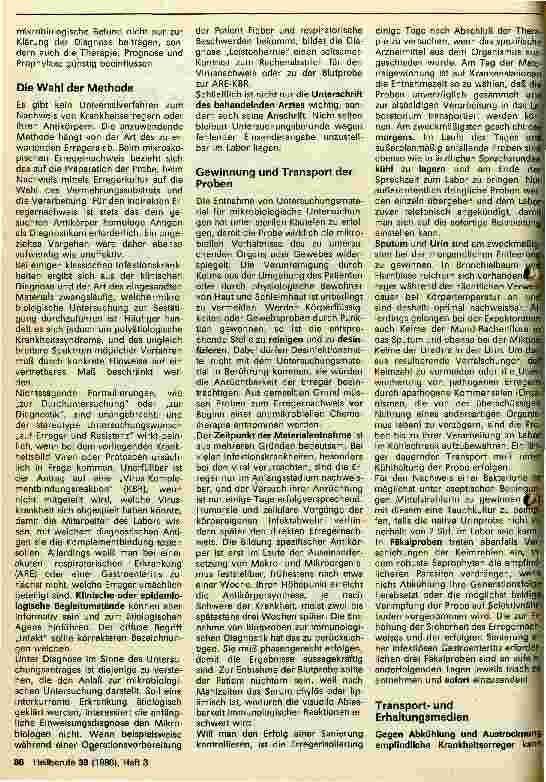 Vorschauseite 2: Umgang mit mikrobioligschem Untersuchungsmaterial