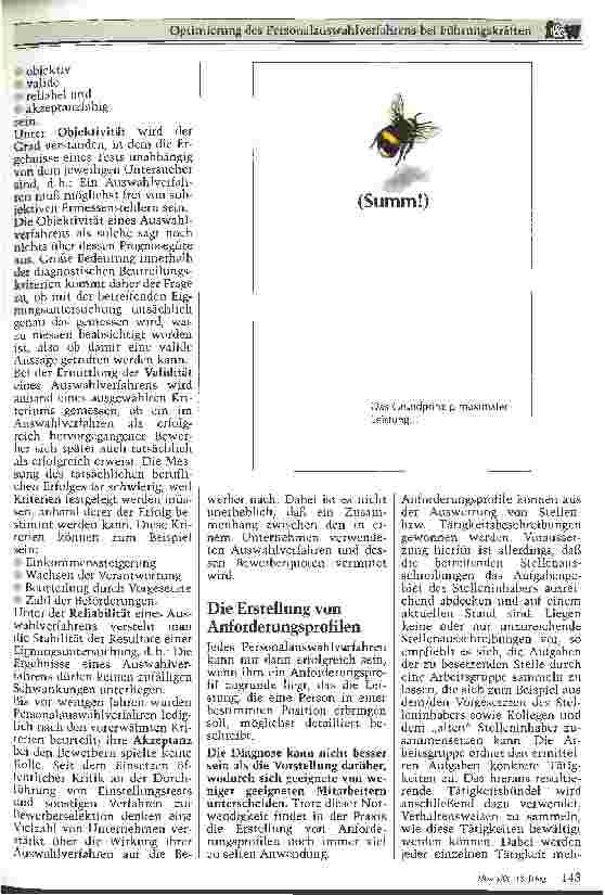 Vorschauseite 2: Optimierung des Personalauswahlverfahrens bei Führungskräften