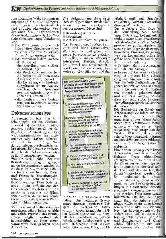 Vorschauseite 3: Optimierung des Personalauswahlverfahrens bei Führungskräften