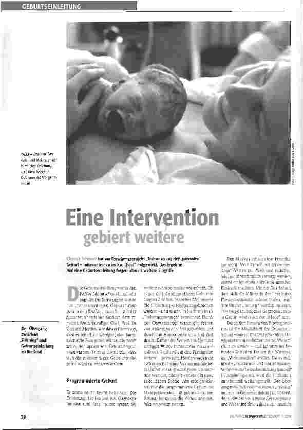 Vorschauseite 1: Eine Intervention gebiert weitere