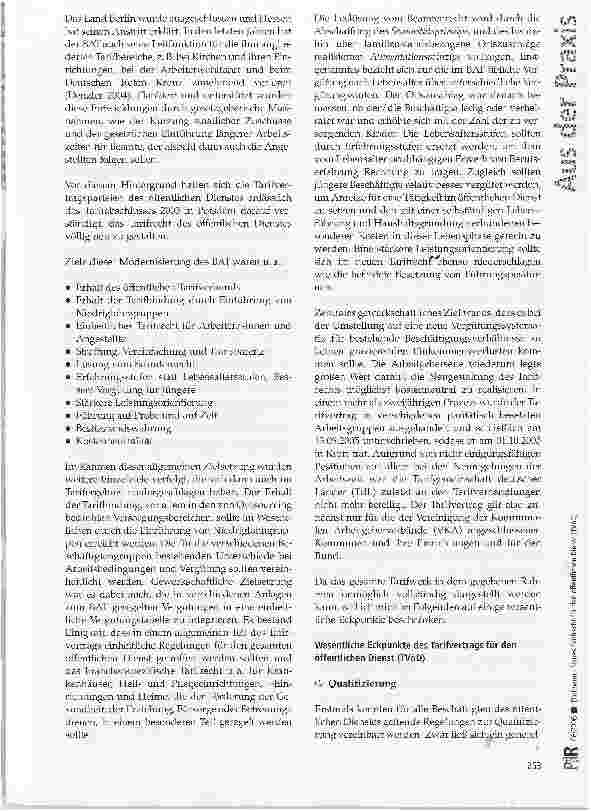 Vorschauseite 2: Neues Tarifrecht für den öffentlichen Dienst (TVöD)1