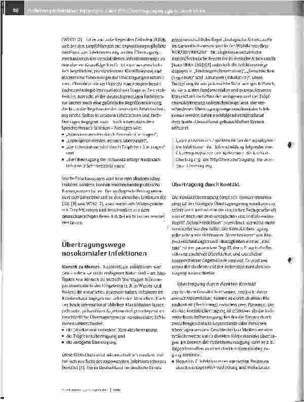 Vorschauseite 2: Isolierung infektiöser Patienten - auf die Übertragungswege kommt es an