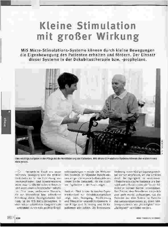Vorschauseite 1: Kleine Stimulation mit großer Wirkung