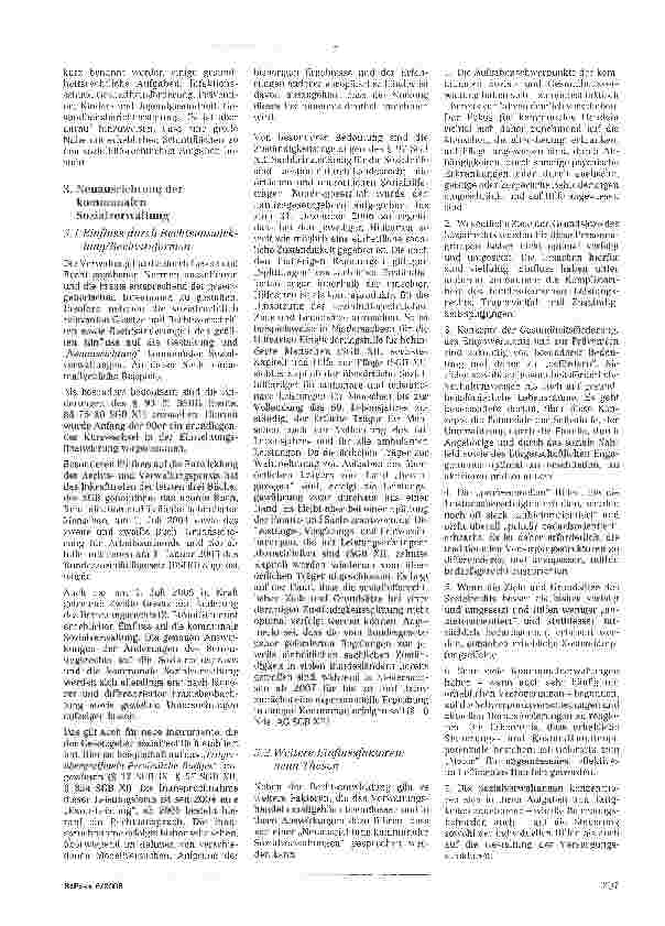 Vorschauseite 4: Kommunale Sozialverwaltung richtet sich neu aus