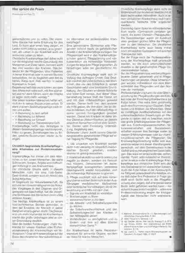 Vorschauseite 2: Professionalisierung und Menschlichkeit - Ein Widerspruch