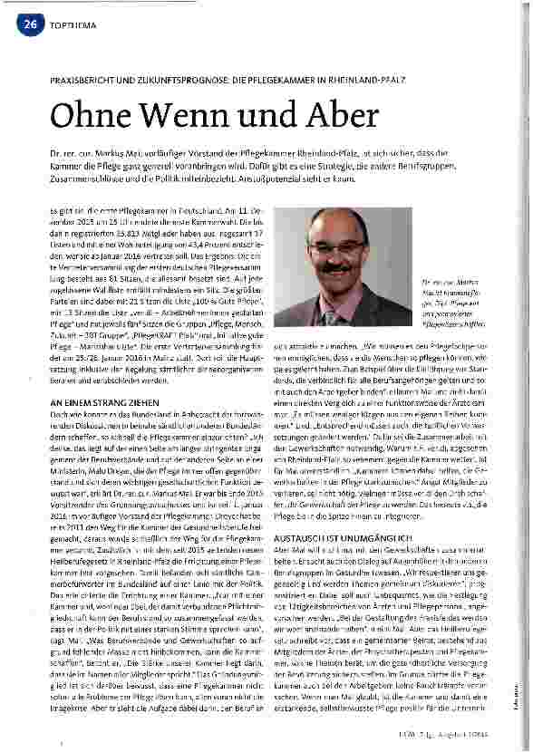 Vorschauseite 1: Ohne Wenn und Aber