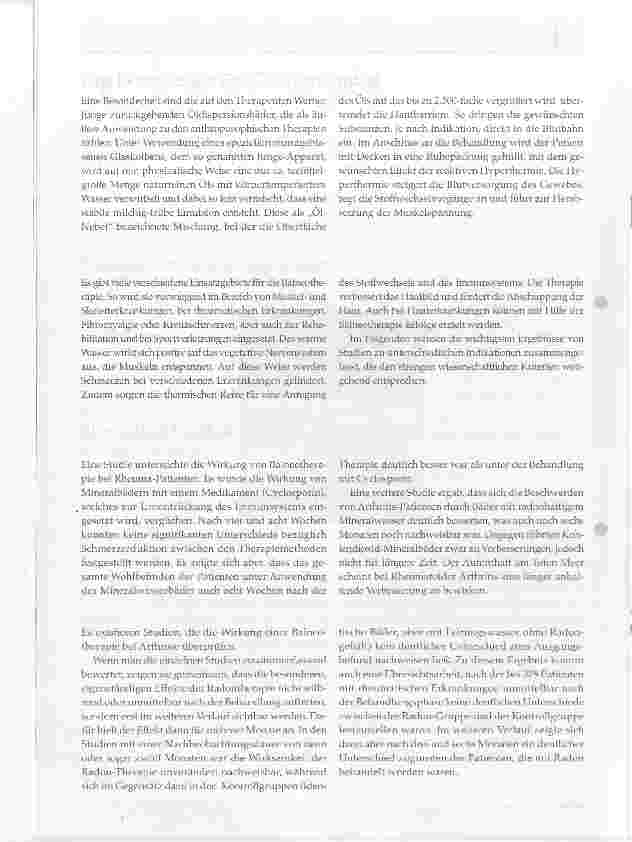 Vorschauseite 2: Die Balneotherapie
