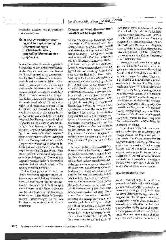 Vorschauseite 6: Migration und Gesundheit