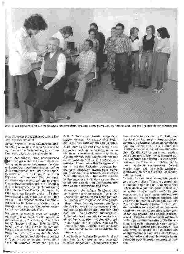 Vorschauseite 2: Die Diabetes-Klinik Birkenhof in Vellmar bei Kassel