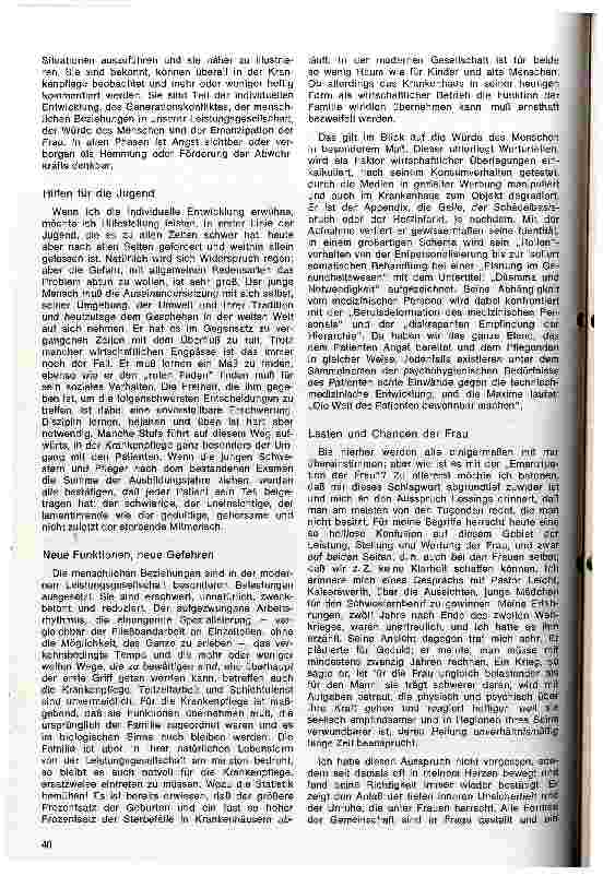 Vorschauseite 6: Angst und Hoffnung in der Krankenpflege