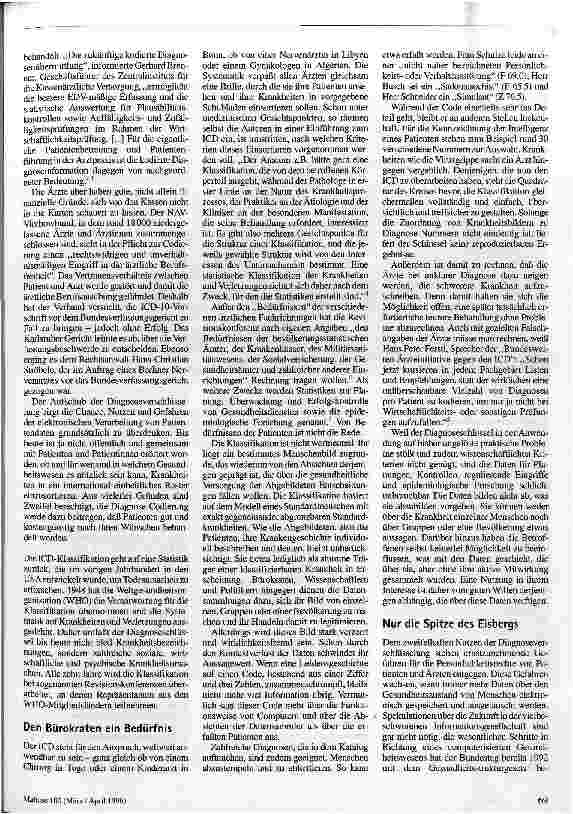 Vorschauseite 2: ICD-10 Codierung von Diagnosen