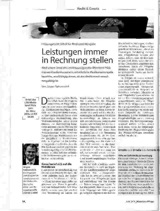 Vorschauseite 1: Leistungen immer in Rechnung stellen