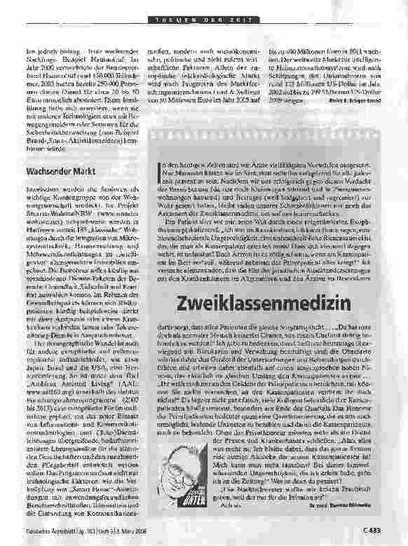 Vorschauseite 4: Telemonitoring und Electronic HomecareTherapie im Wohnzimmer