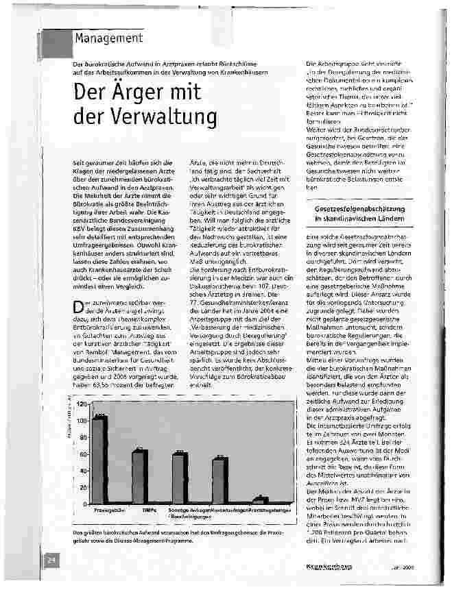 Vorschauseite 1: Der Ärger mit der Verwaltung