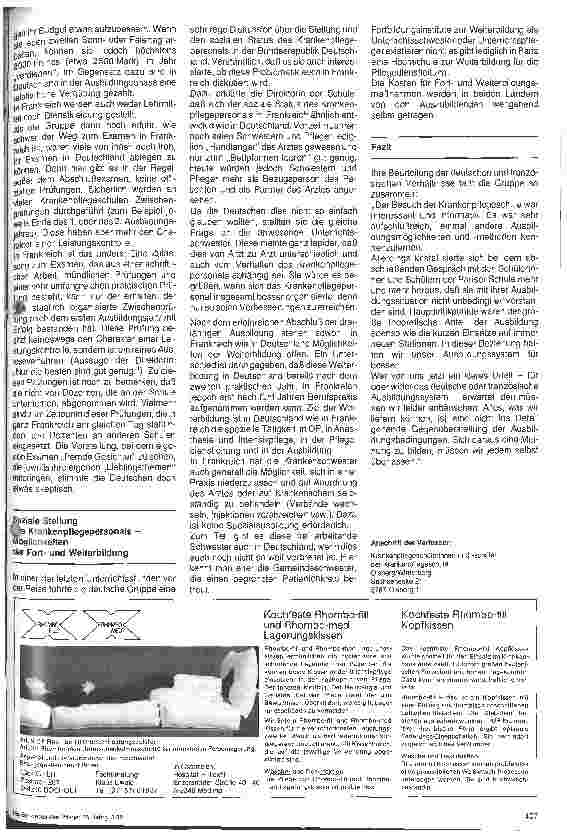 Vorschauseite 2: Krankenpflegeausbildung in Frankreich - Versuch einer Gegenüberstellung