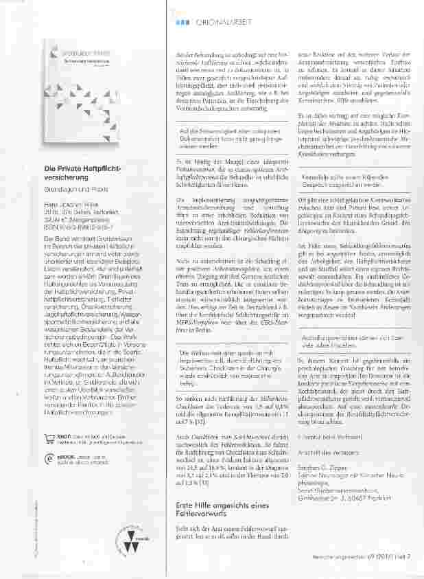 Vorschauseite 4: Ärztliche Fehler