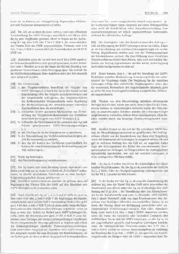 Vorschauseite 5: Vertrag über spezialisierte ambulante Palliativleistungen ohne Durchführung eines Vergabeverfahrens