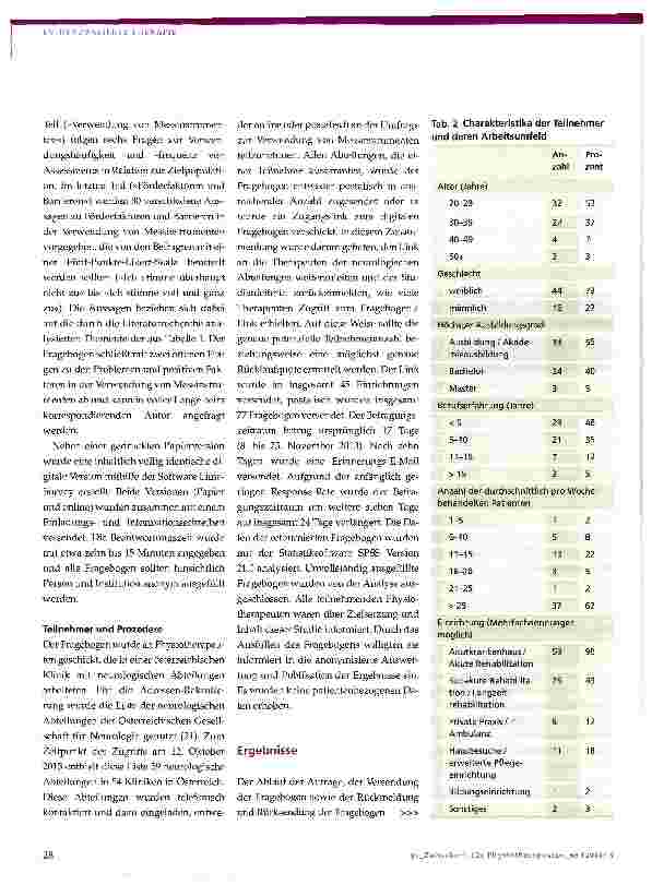 Vorschauseite 4: Förderfaktoren und Barrieren in der Anwendung von Assessments in der Neurorehabilitation