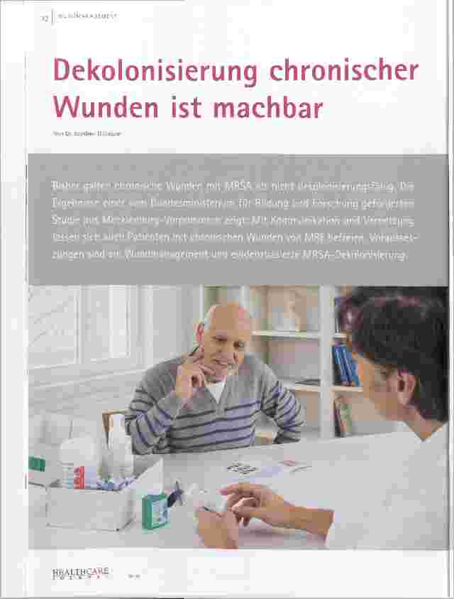 Vorschauseite 1: Dekolonisierung chronischer Wunden ist machbar