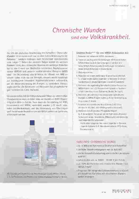 Vorschauseite 2: Dekolonisierung chronischer Wunden ist machbar
