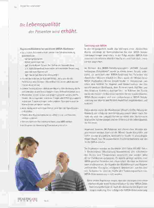 Vorschauseite 3: Dekolonisierung chronischer Wunden ist machbar