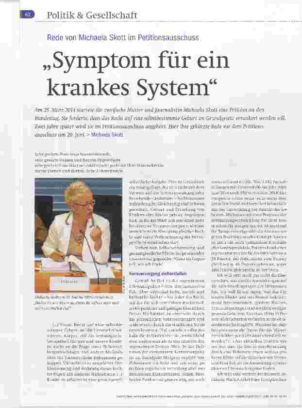 Vorschauseite 1: Symptom für ein krankes System
