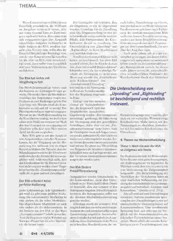 Vorschauseite 5: Morbi-RSA: Ziele, Methoden und Weiterentwicklung