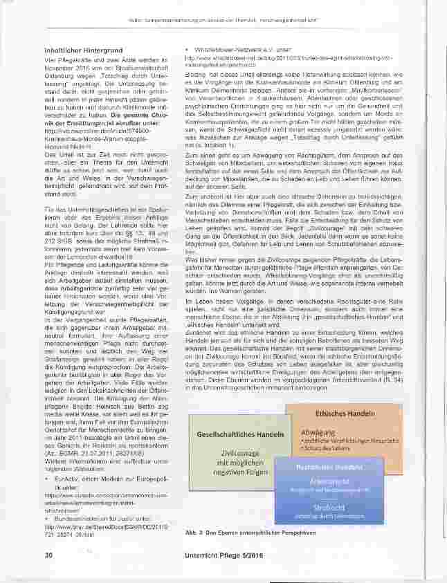 Vorschauseite 3: Kompetenzorientierung am Beispiel der Thematik „Verschwiegenheitspflicht“