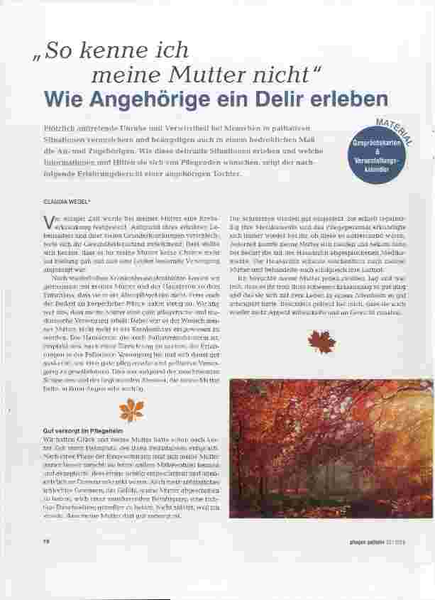 Vorschauseite 1: So kenne ich meine Mutter nicht