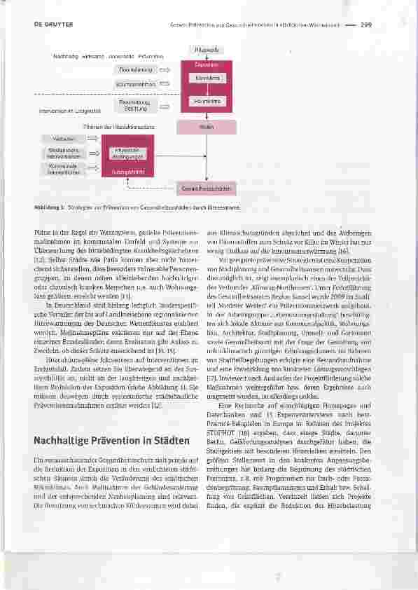 Vorschauseite 2: Prävention von Gesundheitsrisiken in städtischen Wärmeinseln