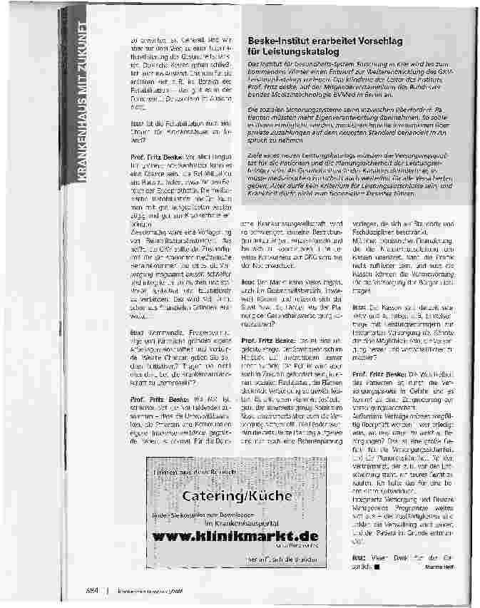 Vorschauseite 3: Krankenhausmarkt im Umbruch