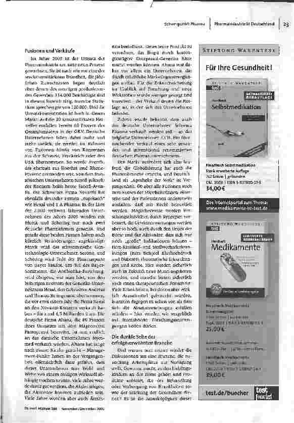 Vorschauseite 2: Die Pharma-Branche - zwischen Glanz und Bluff. Ein Überblick