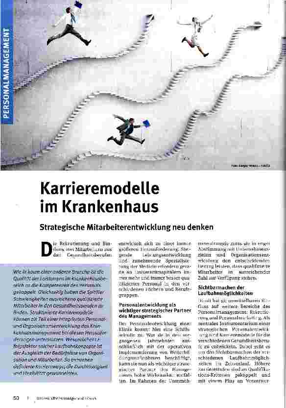 Vorschauseite 1: Karrieremodelle im Krankenhaus