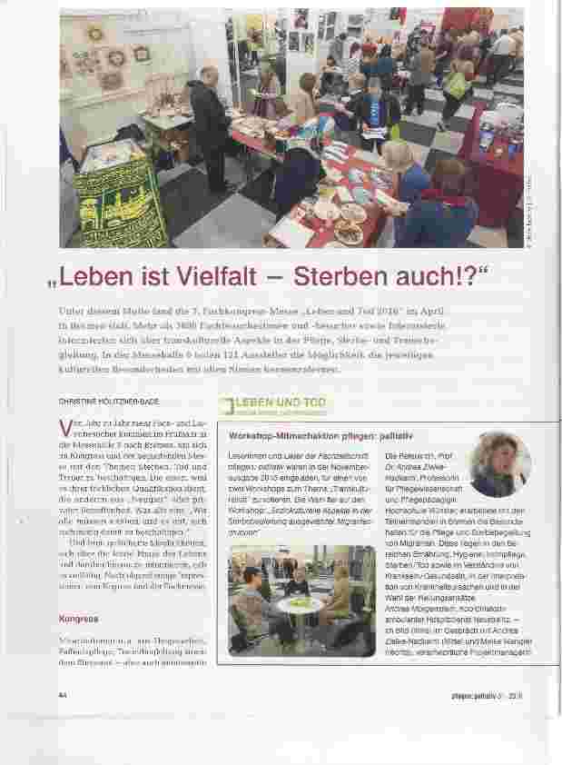 Vorschauseite 1: Leben ist Vielfalt - Sterben auch! ?
