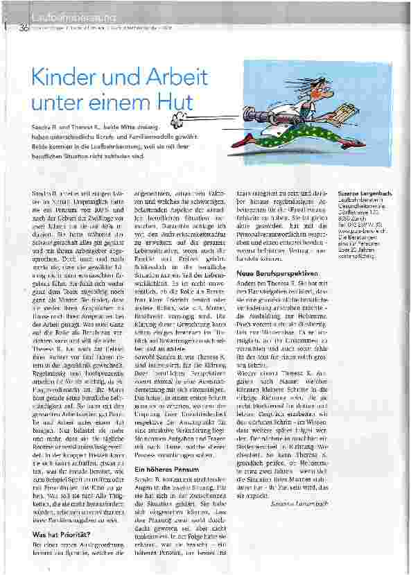 Vorschauseite 1: Kinder und Arbeit unter einem Hut